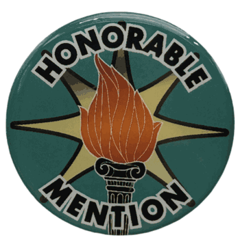 Honorable Mention Epoxy Decal (2") - Click to enlarge