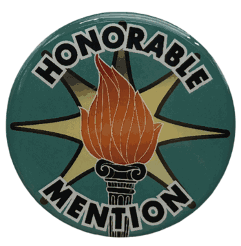 Honorable Mention Epoxy Decal (2") - Click to enlarge