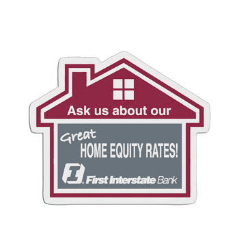 House Shaped (Realtor) Custom Badge - Click to enlarge