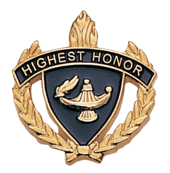 HP Series Pins - Highest Honor - Click to enlarge
