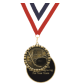 Ice Hockey 3D Relief Medals (2")