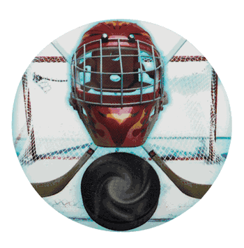 Ice Hockey Litho Medal Insert - Click to enlarge