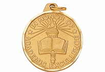 In Honor of Academic Achievement Medals (1 1/4")