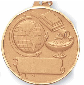 IR Series Academic Achievement Design - 1 1/2" Medals - Click to enlarge