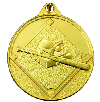 IR Series Baseball Design - 1 1/2 Inch Medals in Multiple Finishes - Click to enlarge