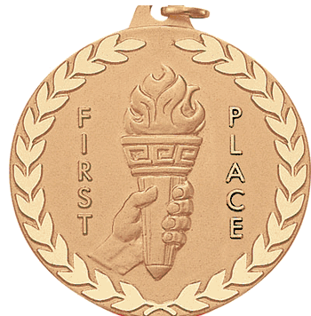 IR-Series First Place Design - 1 1/2" Olympic Medals - Click to enlarge
