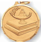 IR Series Lamp of Learning Design - 1 1/2" Medals