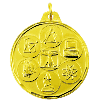 IR Series Science Design - 1 1/2" Medals - Click to enlarge