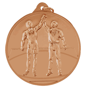 IR Series Wrestling Design - 1 1/2" Medals - Click to enlarge