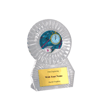 Jaded Acrylic Award - Swimming - Click to enlarge