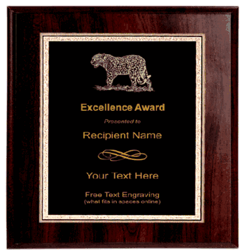 Jaguar Plaque - Click to enlarge