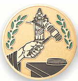 Justice Medal Insert (Etched)