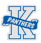 K-Shaped Mascot Badge with Choice of Back