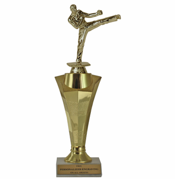 Karate Star Column Trophy - Click to enlarge