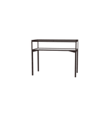 Keepsake Tabletop Display Case, w/ Hinged Top Door and Dark Bronze Aluminum Frame, 10"H x 48"W x 24"D, Total Height 38"H