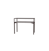 Keepsake Tabletop Display Case, w/ Sliding Rear Door and Dark Bronze Aluminum Frame, 10"H x 48"W x 24"D, Total Height 38"H