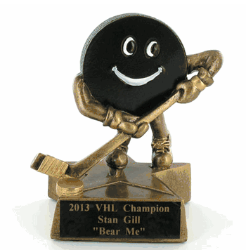 Kid's Resin Hockey - "Little Buddy" Trophy - Click to enlarge