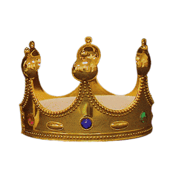 King Homecoming Crown (4"h) - Click to enlarge