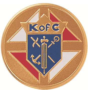 Knights Of Columbus Litho Medal Insert - Click to enlarge
