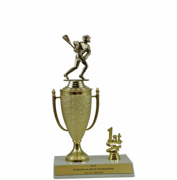 Lacrosse 1st, 2nd and 3rd Place Award Cup Trophy - Click to enlarge
