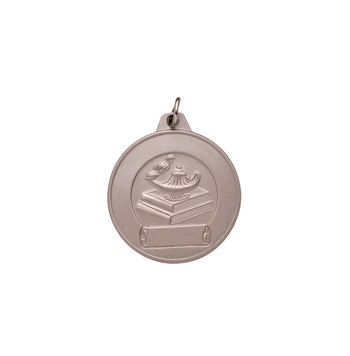 Lamp Of Learning Front Imprint Medals - Click to enlarge