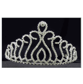 Lavish Swooping Queen Tiara - Click to enlarge