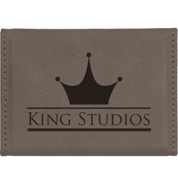 Leatherette Hard Business Card Case - Click to enlarge