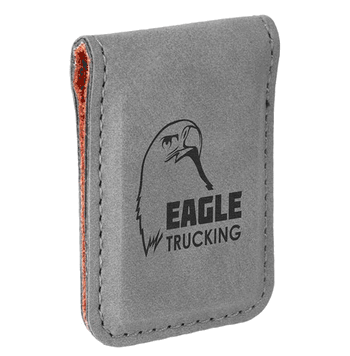 Leatherette Money Clip - Click to enlarge