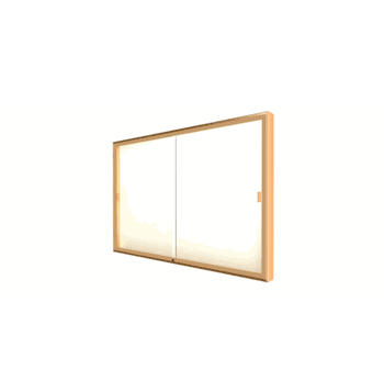 Legacy Bulletin Board Wall Case w/ Plaque Fabric Back and Champagne Aluminum Frame, 48"H x 72"W x 4"D - Click to enlarge