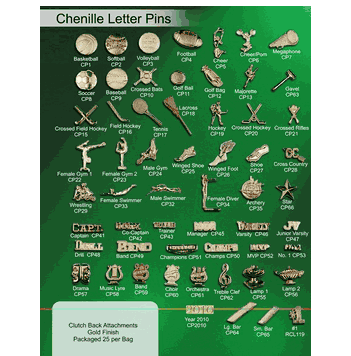 Letter Pins - Click to enlarge
