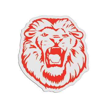 Lion Mascot Badge - Click to enlarge