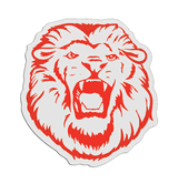 Lion Mascot Badge