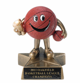 "Little Buddy" Series Kid's Resin Basketball Trophy