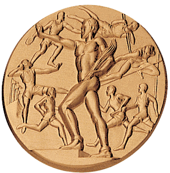 Male Track Medal Insert (506201) - Click to enlarge
