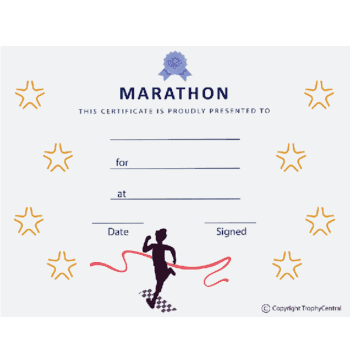Marathon Free Template - Click to enlarge