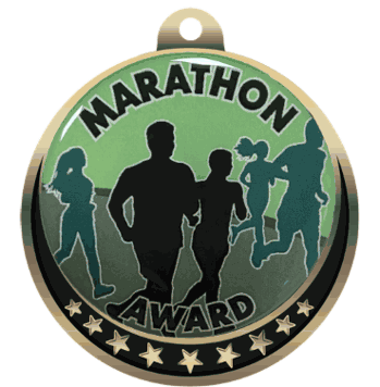 Marathon Insert Medal - Click to enlarge