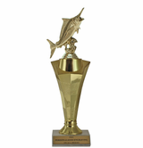 Marlin Fish Star Column Trophy