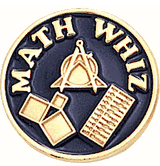 Math Whiz Pin