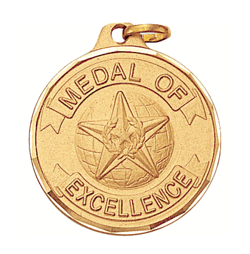 Medal of Excellence Medals (1 1/4") - Click to enlarge