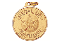 Medal of Excellence Medals (1 1/4")