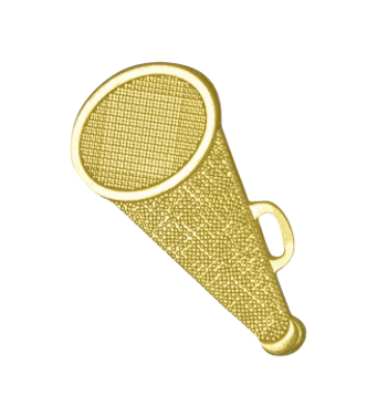 Megaphone Pin - Click to enlarge