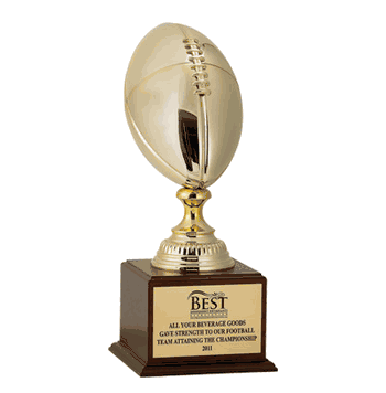 Metal Football Award - Click to enlarge