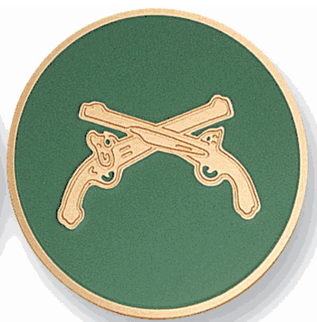 Military Police Medal Insert (Etched) - Click to enlarge