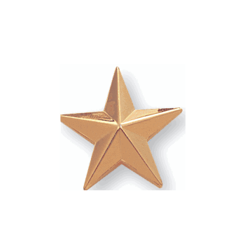 Molded Stars - 1 Inch - Click to enlarge