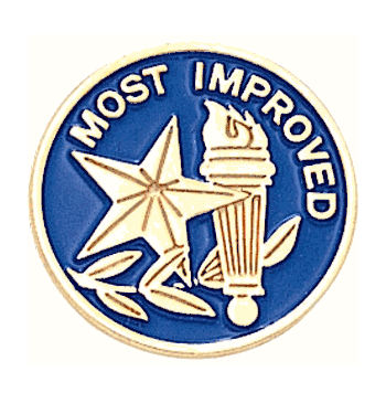 Most Improved Lapel Pin (BR Series) - Click to enlarge