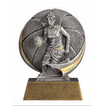 Motion Xtreme 5" (500 Series) Girl's Basketball Trophy - Click to enlarge