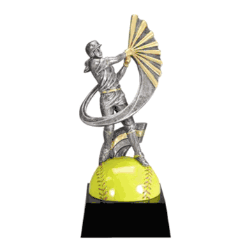 Motion Xtreme (700 Series Trophy) - Female Baseball Batter - Click to enlarge