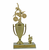 Motocross 1st, 2nd and 3rd Place Award Cup Trophy