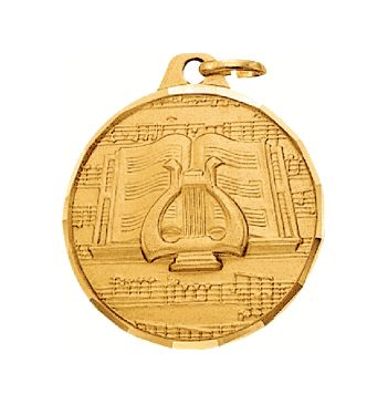 Music Award Medal (1 1/4") - Click to enlarge