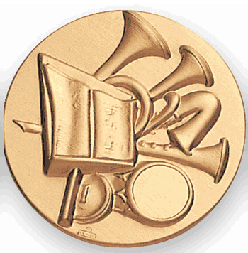 Music Band Litho Medal Insert - Click to enlarge